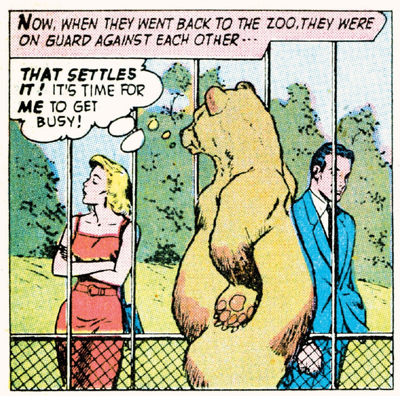 Illustration for article titled Weird Love celebrates the worst of the romantic comic genre—plus bear hijinks